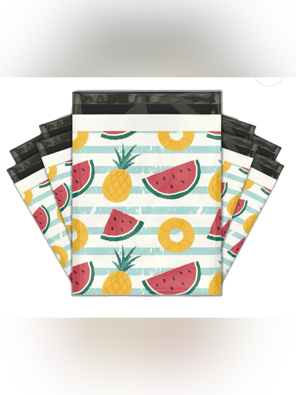 Polymailers - (20) 10x13 Watermelon, Pineapple Print